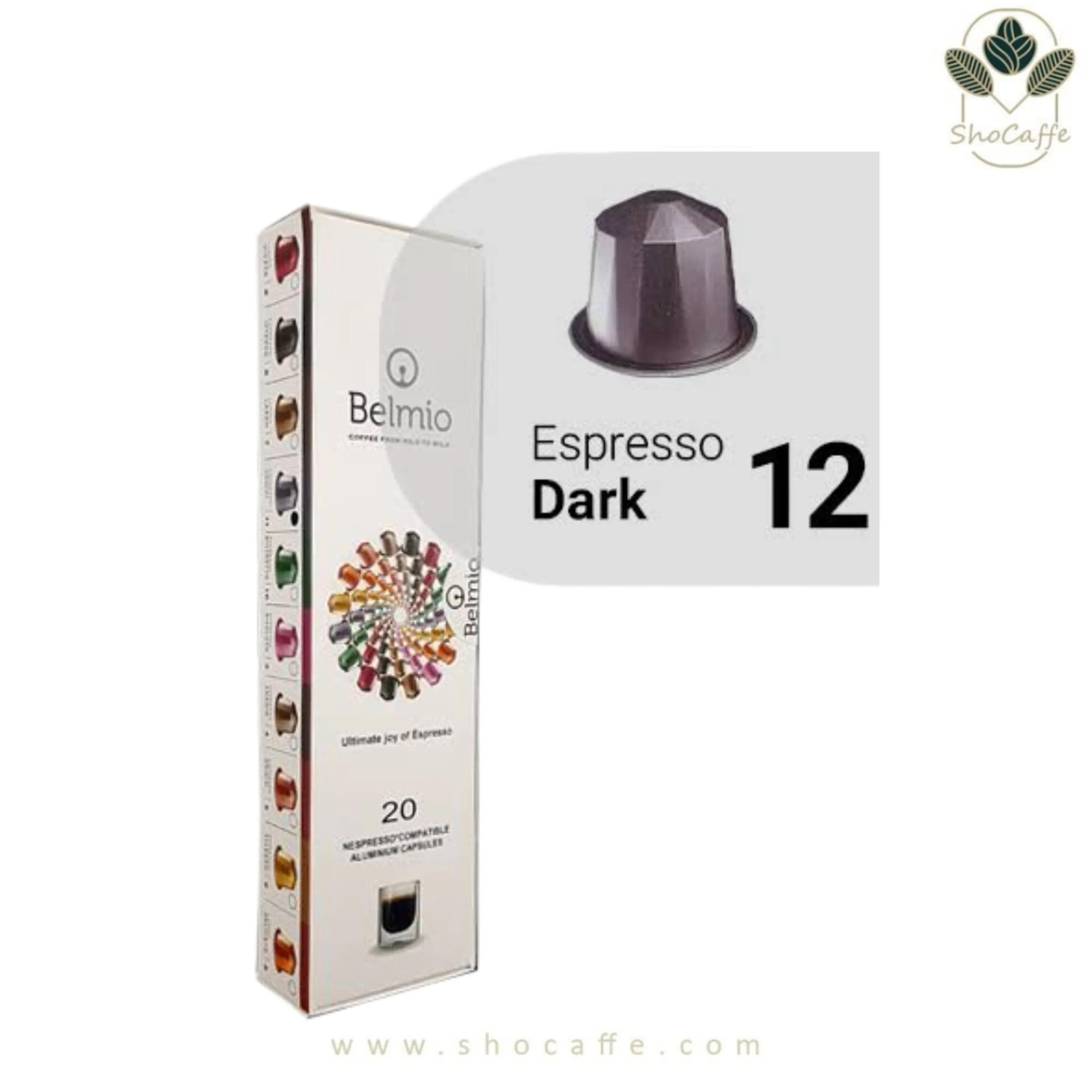 کپسول قهوه نسپرسو بلمیو اسپرسو دارک 12 Belmio Espresso Dark